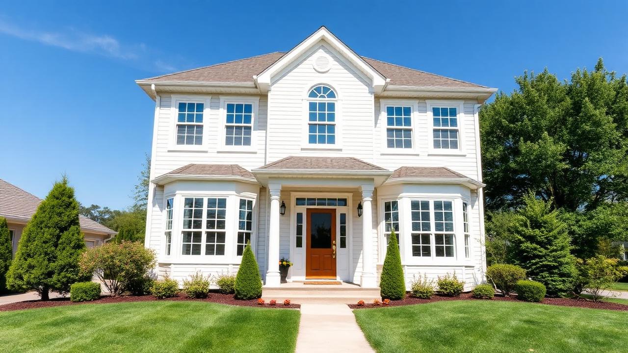 Beautiful American home with new replacement windows